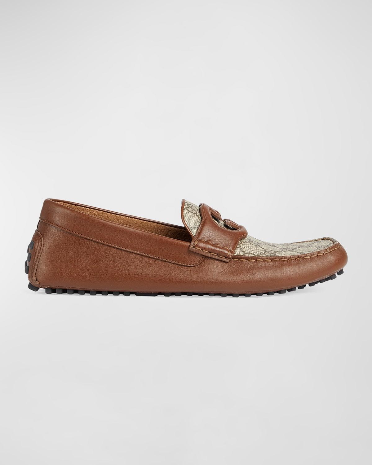 Mens Donor Suede Buckle-Strap Loafers Product Image