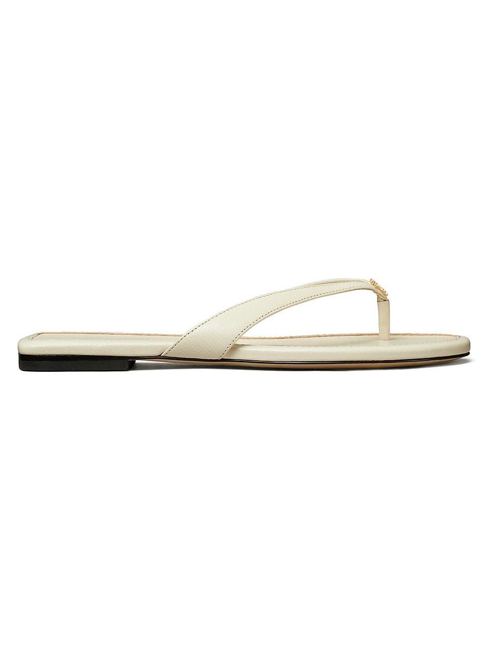 Tory Burch Womens Capri Leather Flip Flop Sandals Product Image