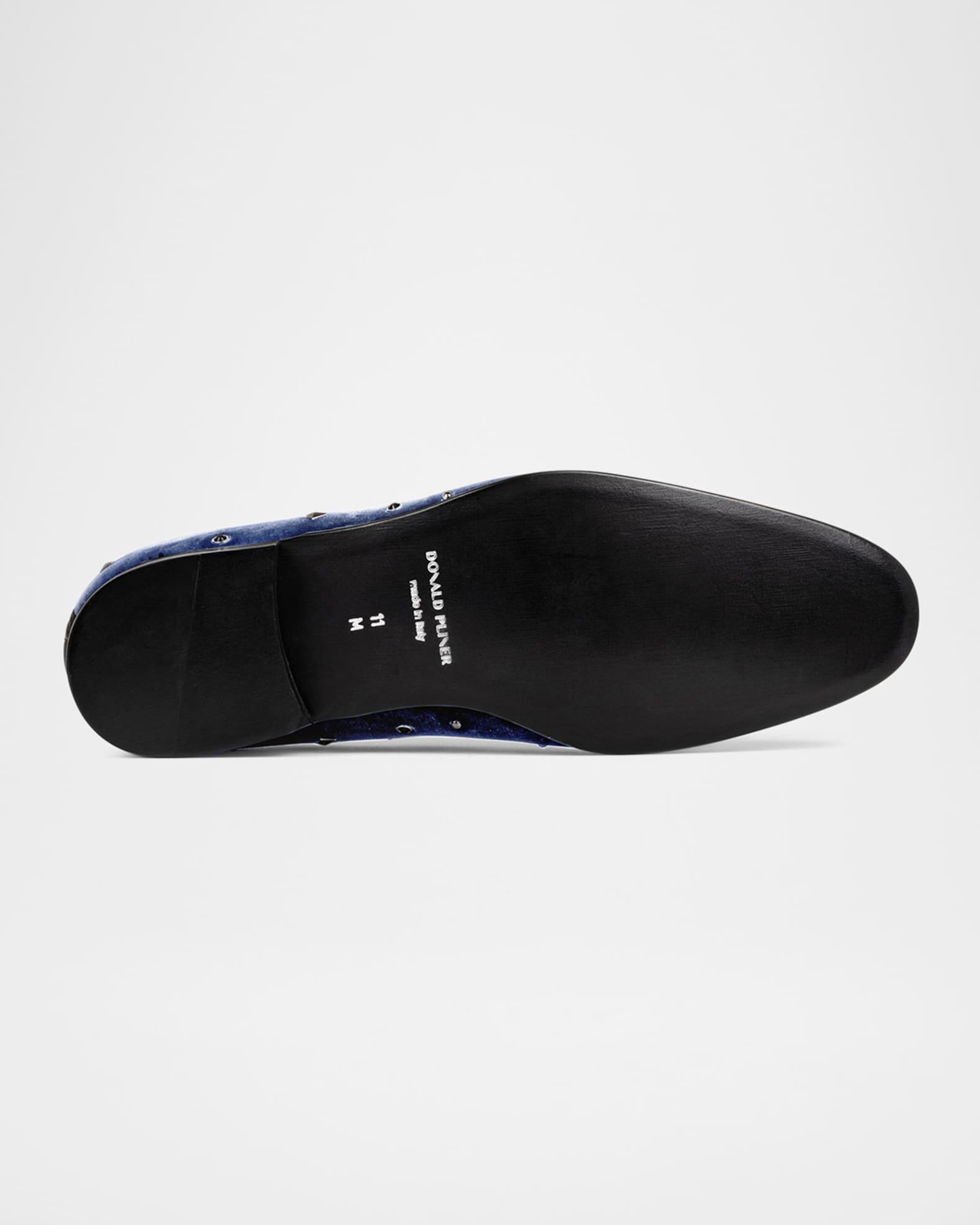 Men's Spencer Velvet Rhinestone Loafers Product Image