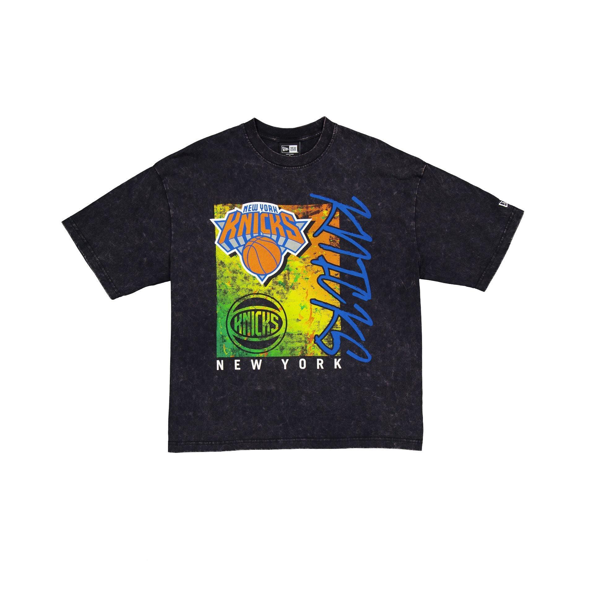 New York Knicks Sport Classics Boxy Black T-Shirt Male Product Image