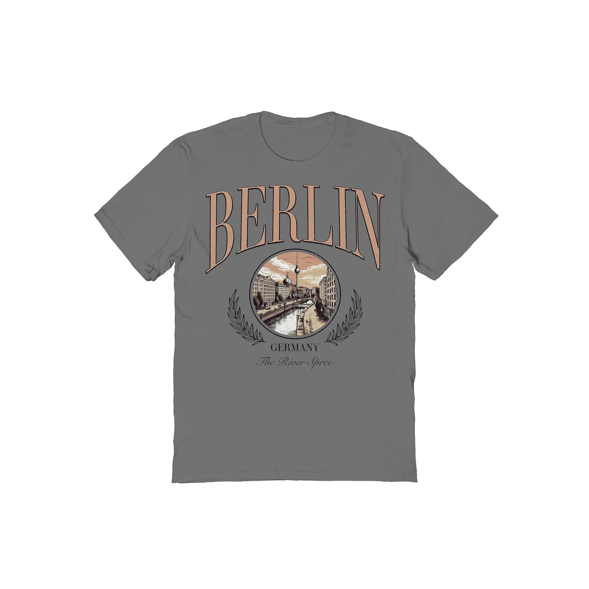 Men's Berlin City Light Graphic Tee, Size: Small, Grey Product Image
