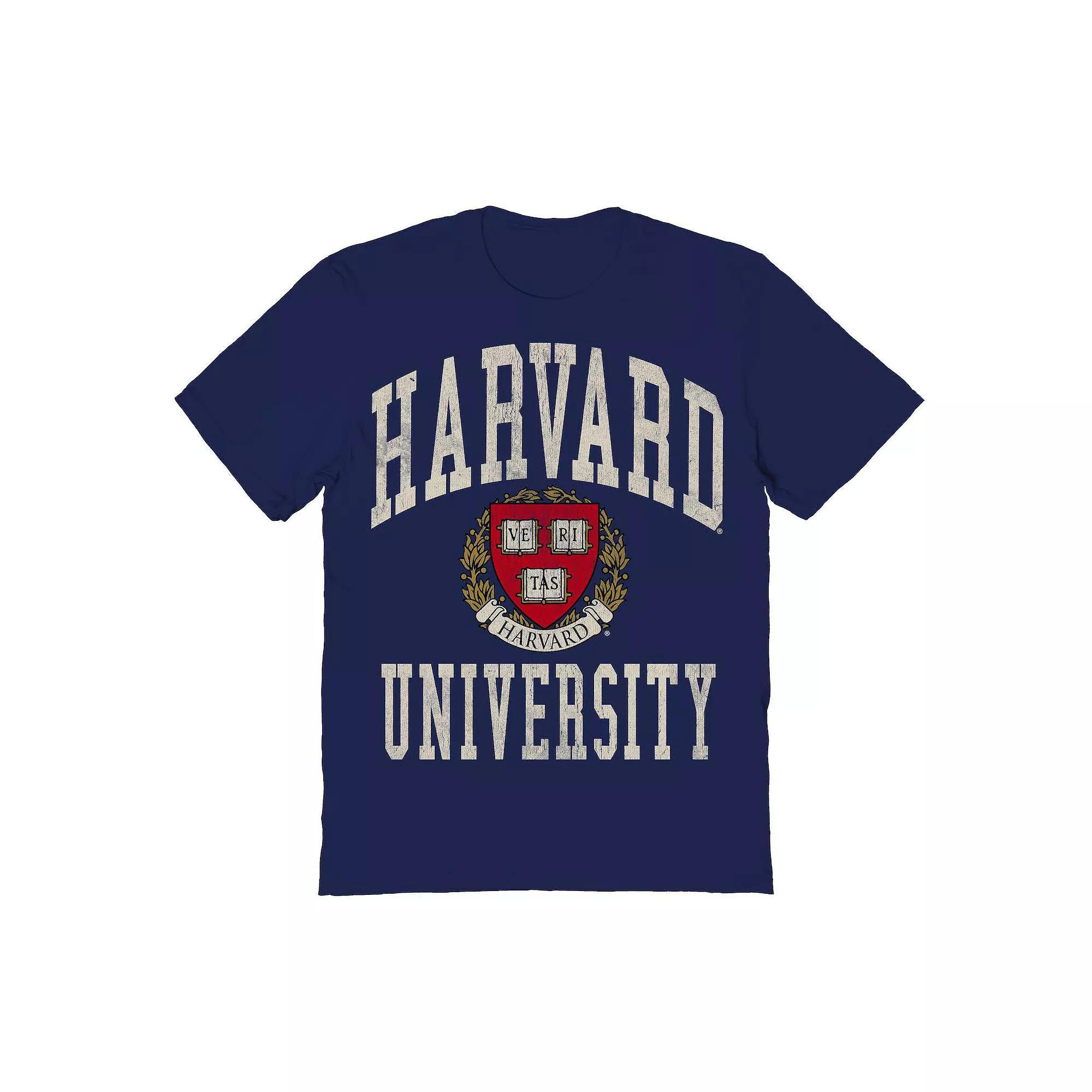 Men's Harvard University Veritas Graphic Tee, Size: XXL, Blue Product Image