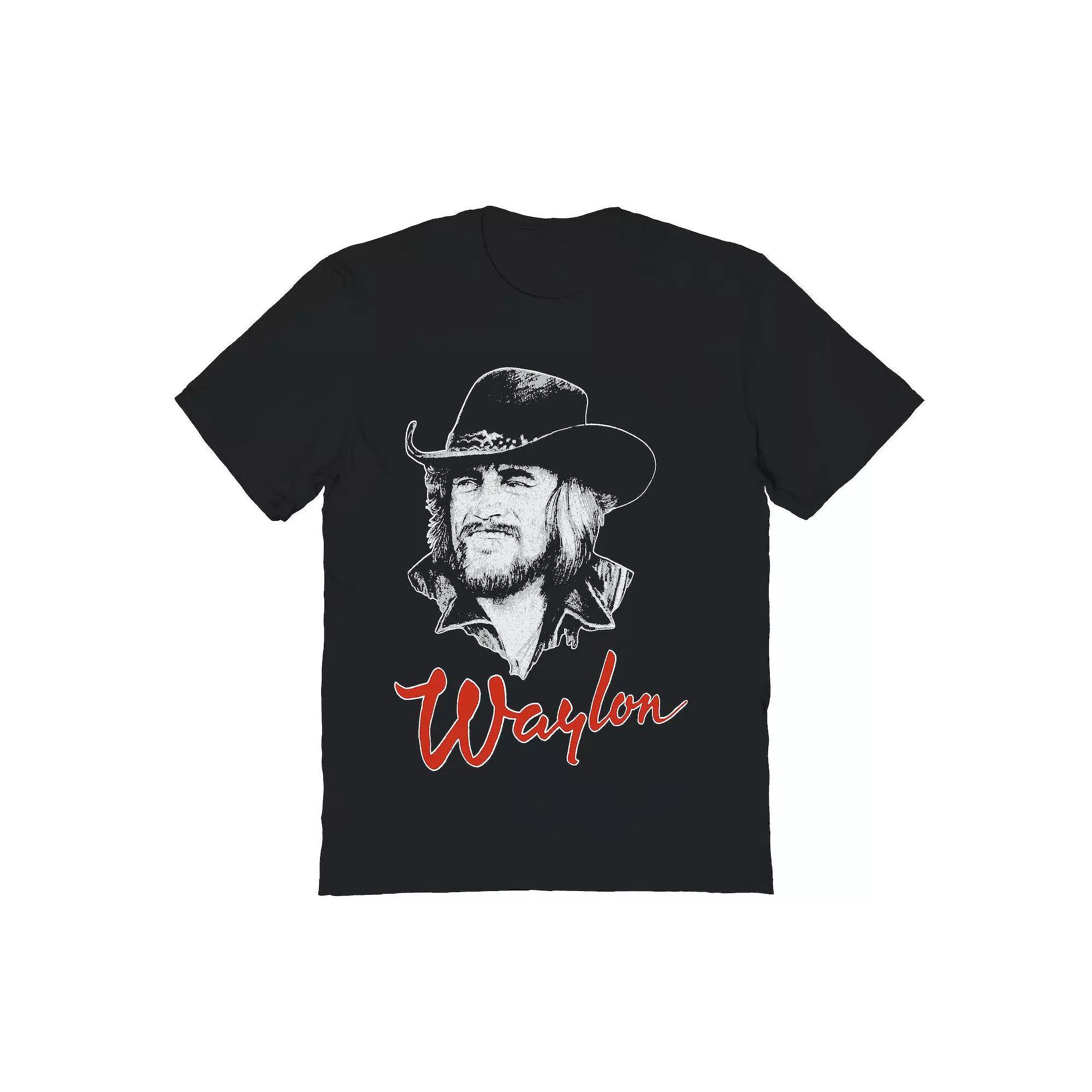 Men's Waylon Jennings Draw 84 Graphic Tee, Size: XL, Black Product Image