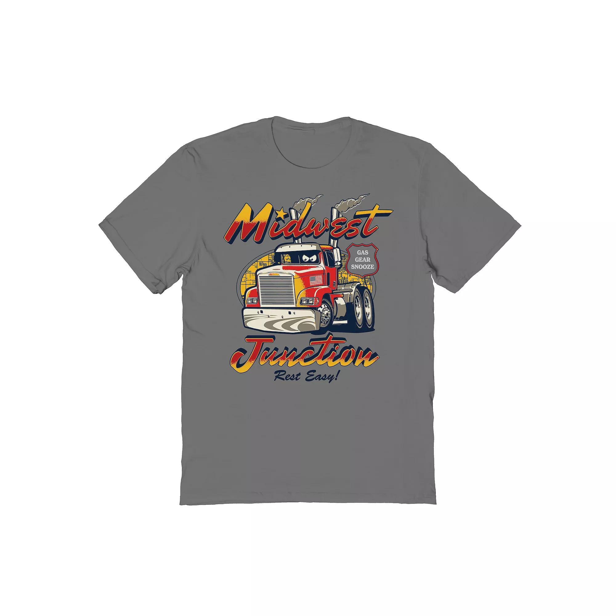 Men's Midwest Junction Graphic Tee, Size: Small, Grey Product Image