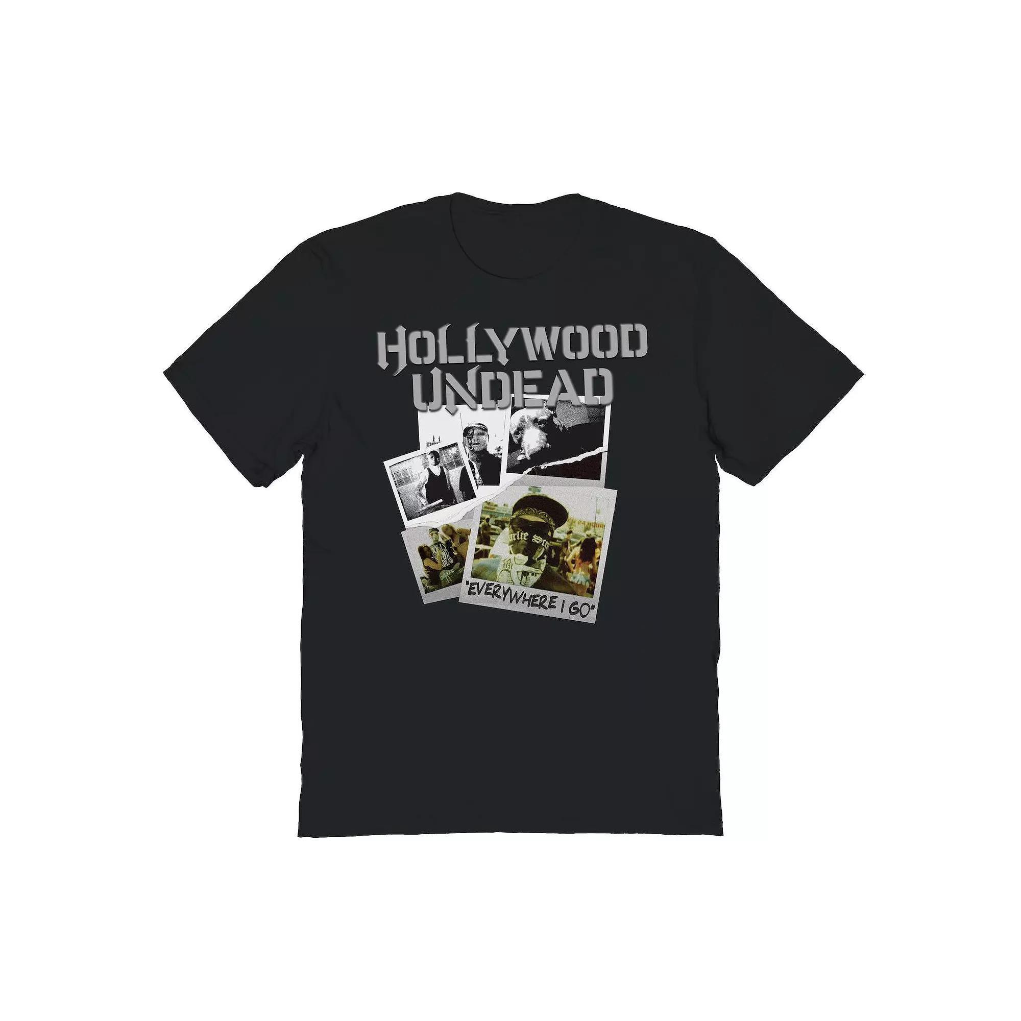 Mens Hollywood Undead Ripped Graphic Tee Product Image