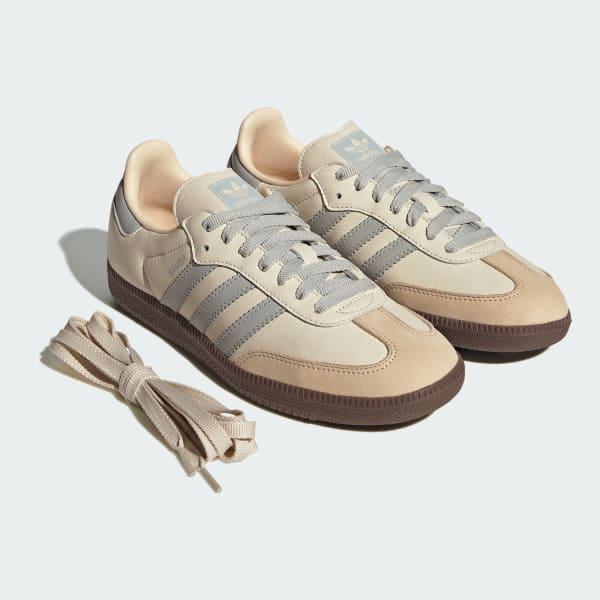 adidas Samba OG Sneaker in Cream White/silver/Sand at Nordstrom, Size 10.5 Women's Product Image