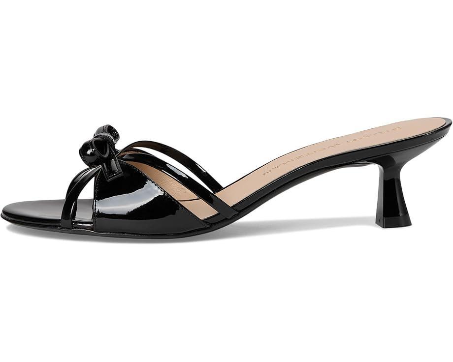 Carolina Pebbled Leather Kitten Heel Sandals Product Image