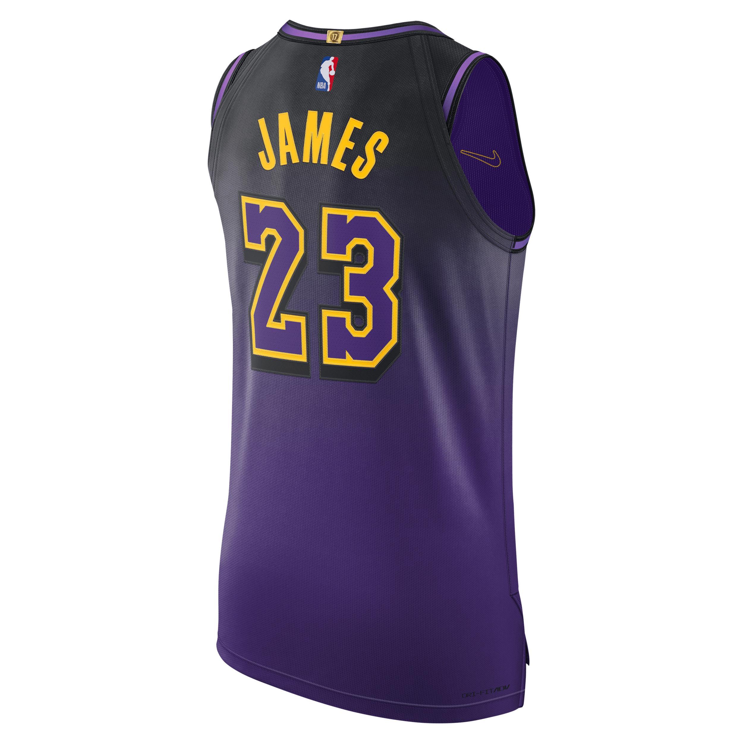 LeBron James Los Angeles Lakers 2024/25 City Edition Men's Nike Dri-FIT ADV NBA Authentic Jersey Product Image