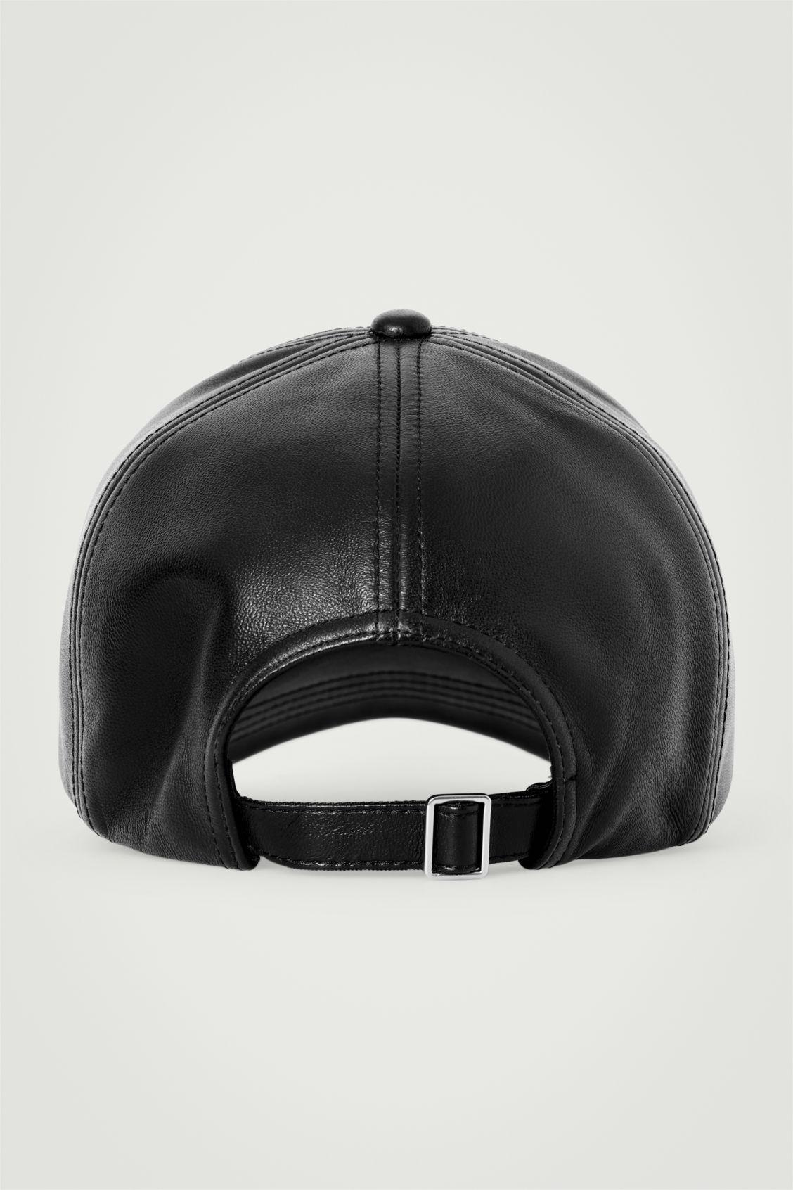 LEATHER BASEBALL CAP Product Image