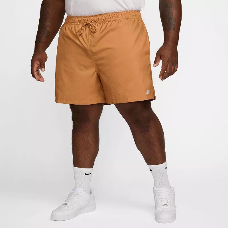 Men's Nike Club Woven Flow Shorts, Size: Medium, Flax Product Image
