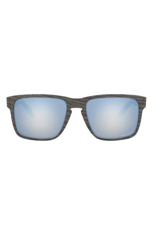 Oakley Mens OO9417 Holbrook XL 59mm Polarized Square Sunglasses - Woodgrain/Prizm Deep Water Product Image