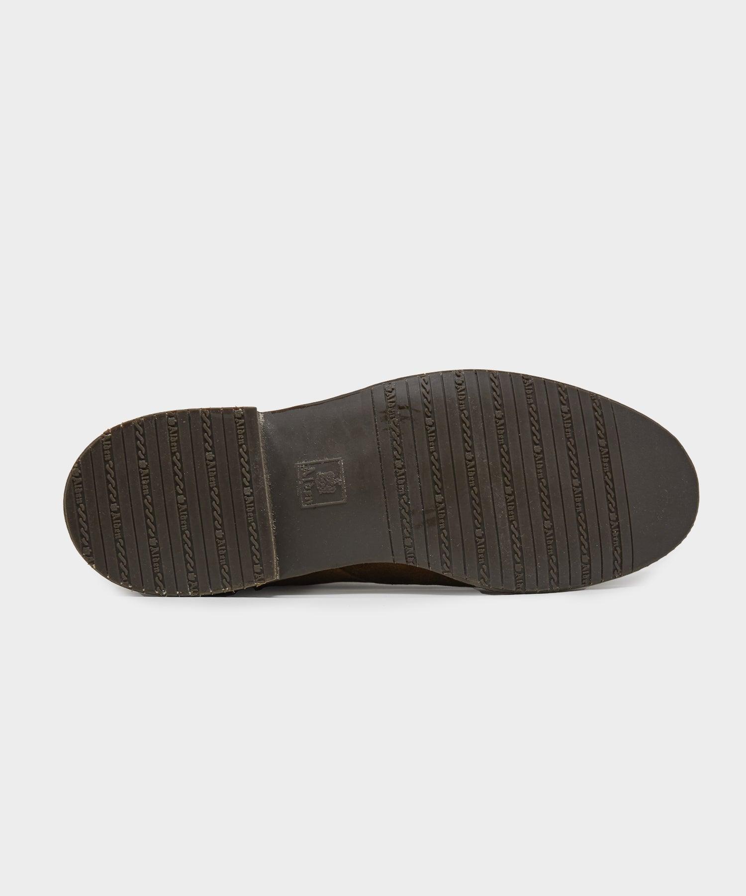 Alden Mocc Toe Derby Blucher in Snuff Suede Product Image