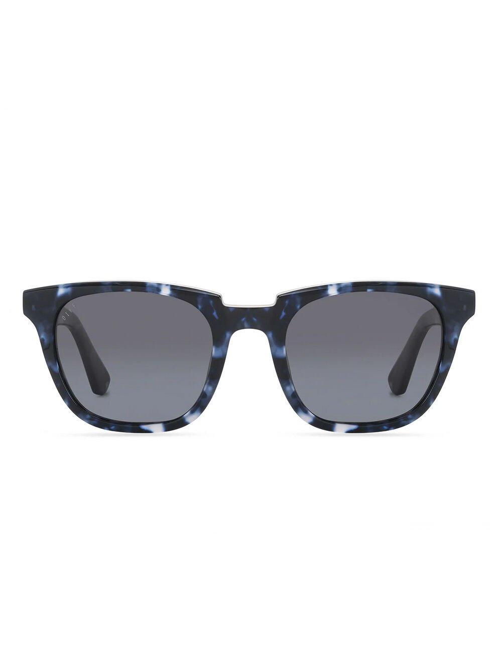 DIFF EYEWEAR Colton Polarized Sunglasses - BLACK COMBO Product Image
