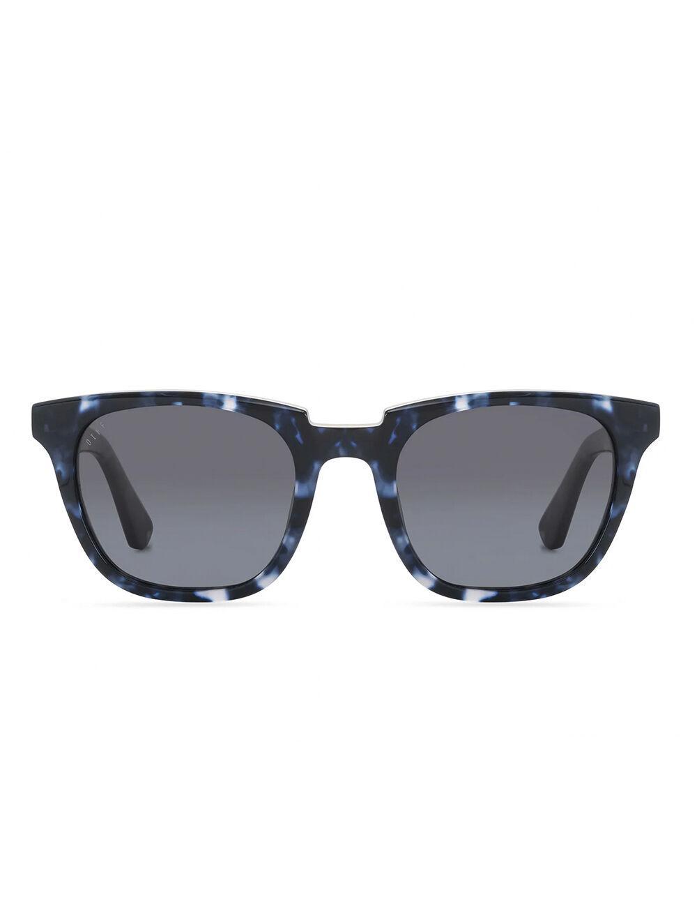 DIFF EYEWEAR Colton Polarized Sunglasses - BLACK COMBO Product Image