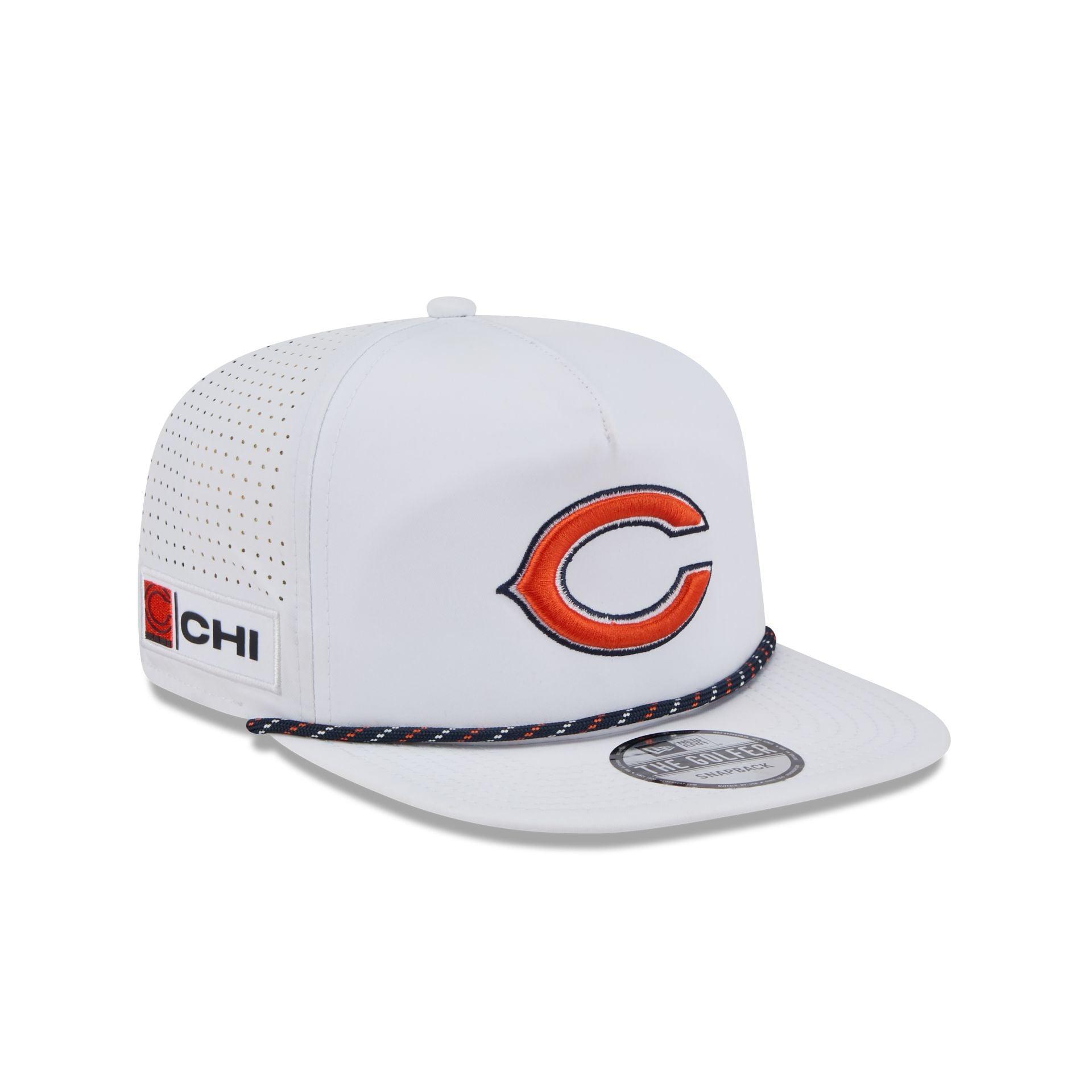 Chicago Bears Optic White Performance Rope Golfer Hat Male Product Image