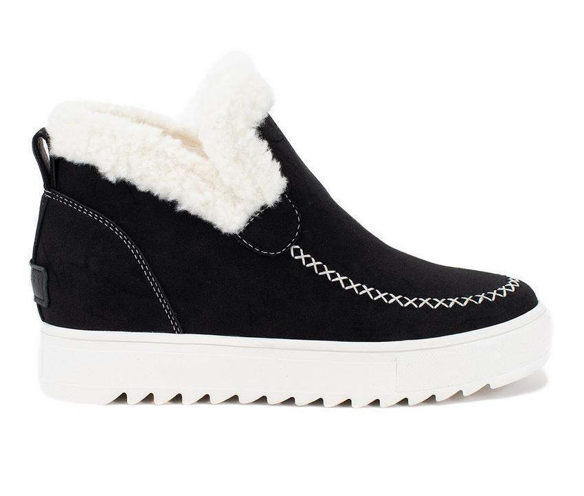Women's Yellow Box Moritz Shearling Wedge Boots Product Image