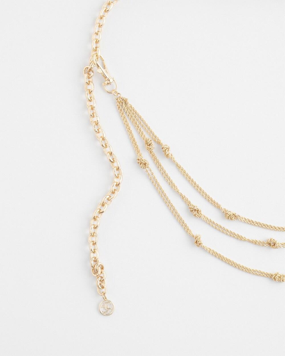 Gold-Tone Chain Belt Product Image