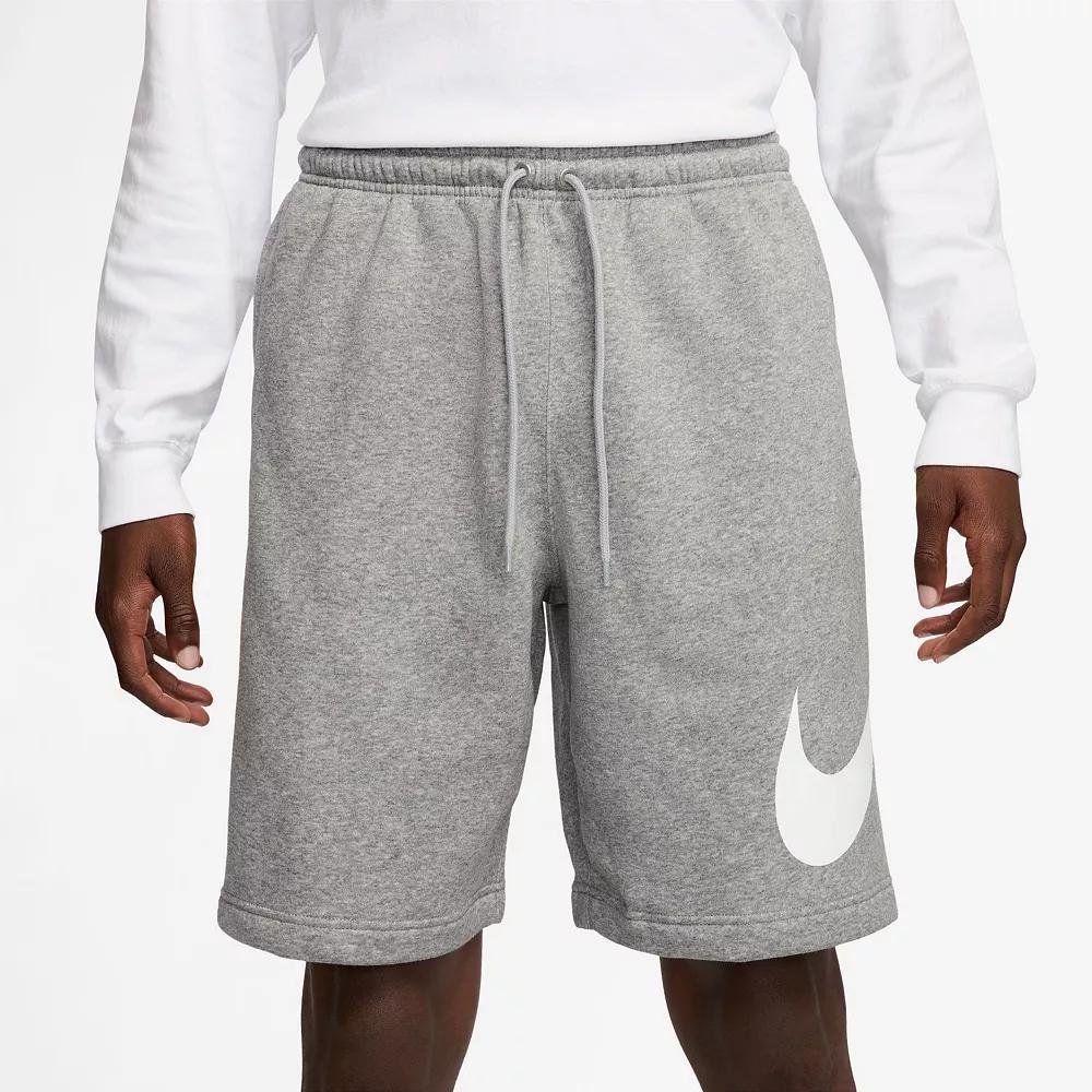 Men's Nike MNK Club Basketball Shorts, Size: XL, Dark Grey Grey Product Image