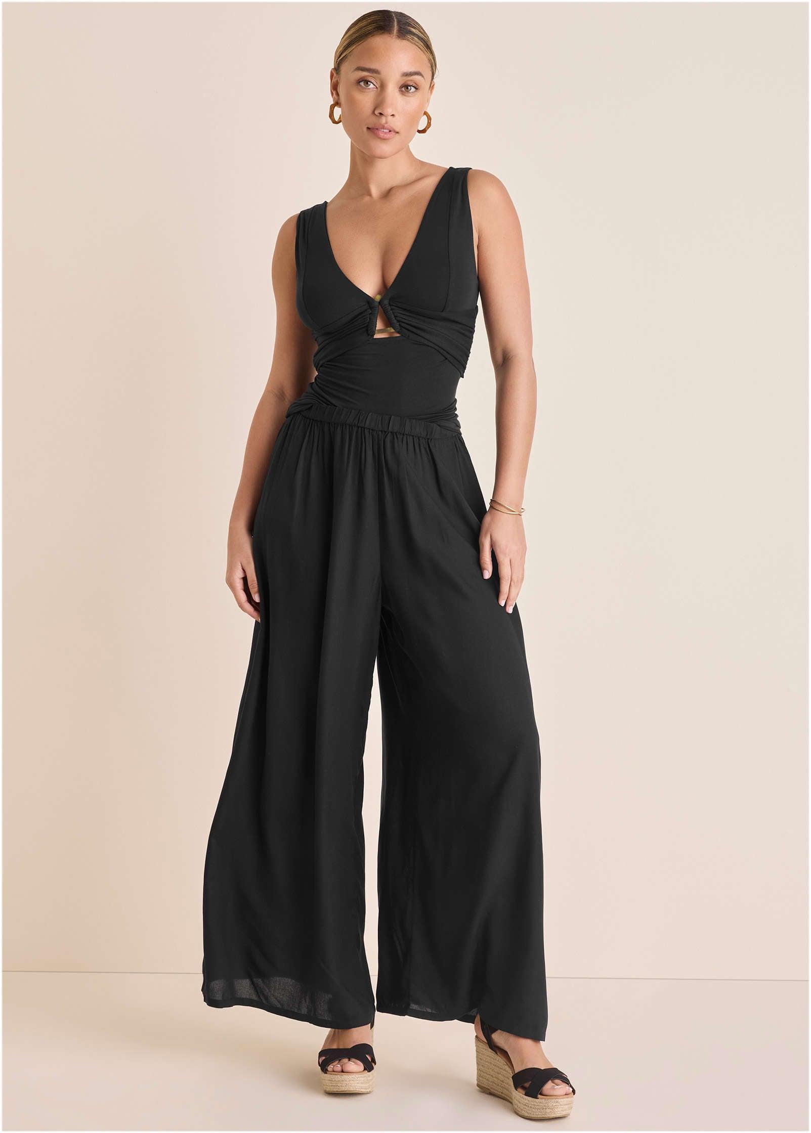 Cut-Out Tank  - Black Product Image
