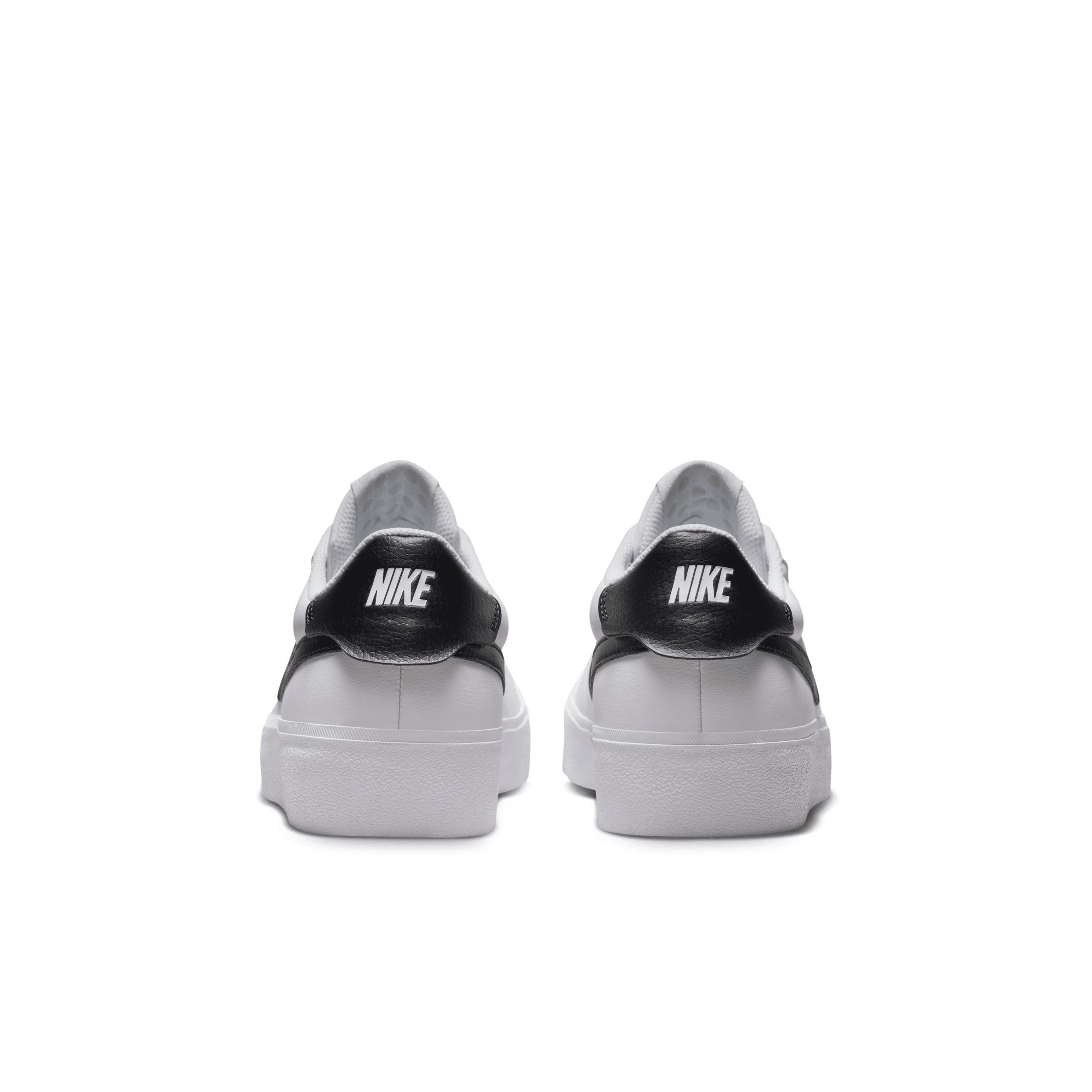 Nike Court Shot Men's Shoes, Size: 7.5, White Black Product Image