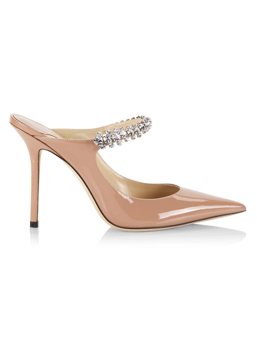 Bing Patent Jeweled Mules Product Image