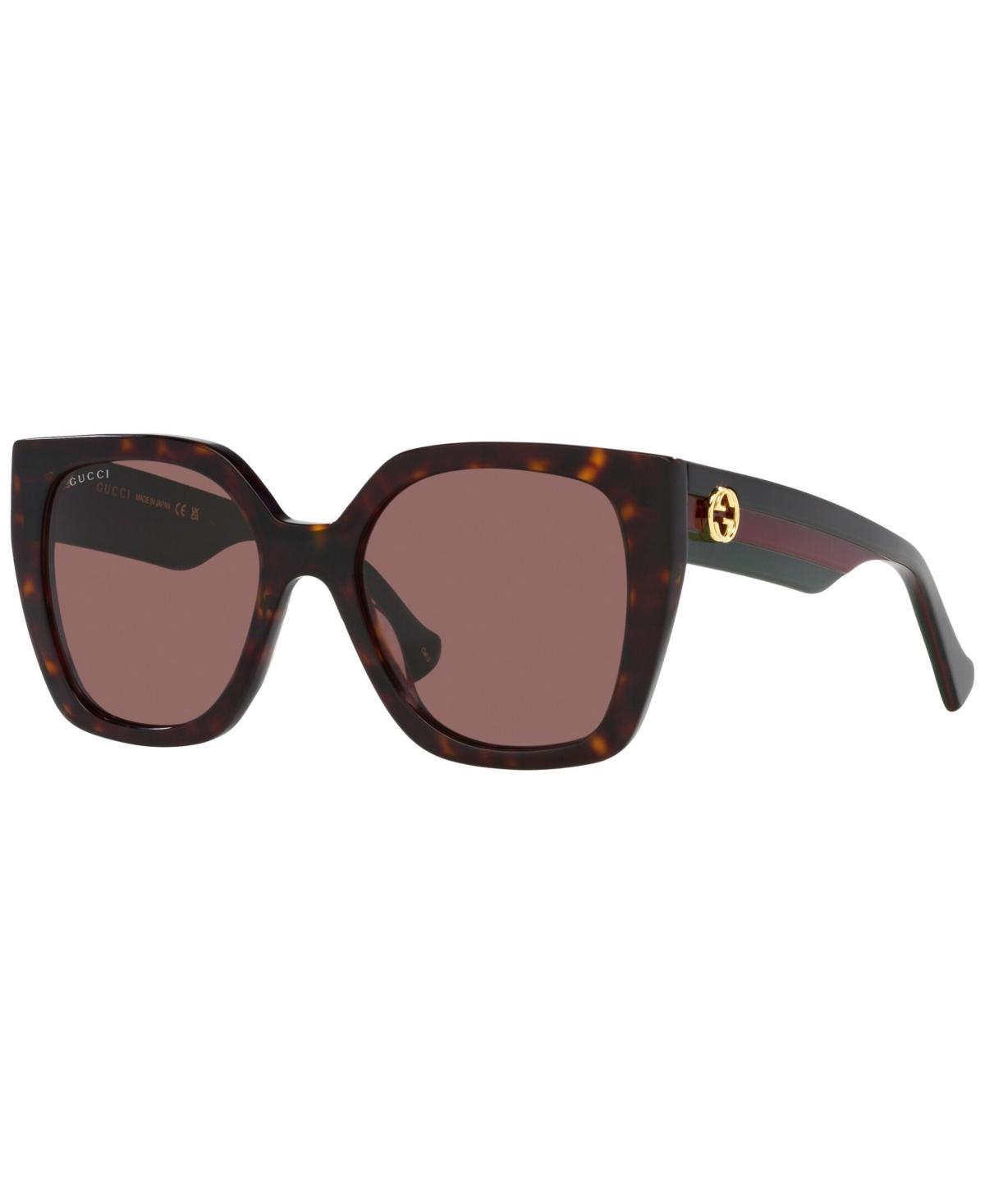 Color-Block GG Injection Plastic Cat-Eye Sunglasses Product Image