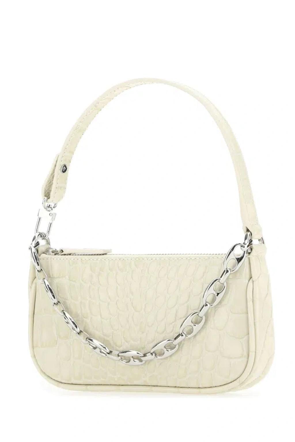 BY FAR Handbags. In White Product Image