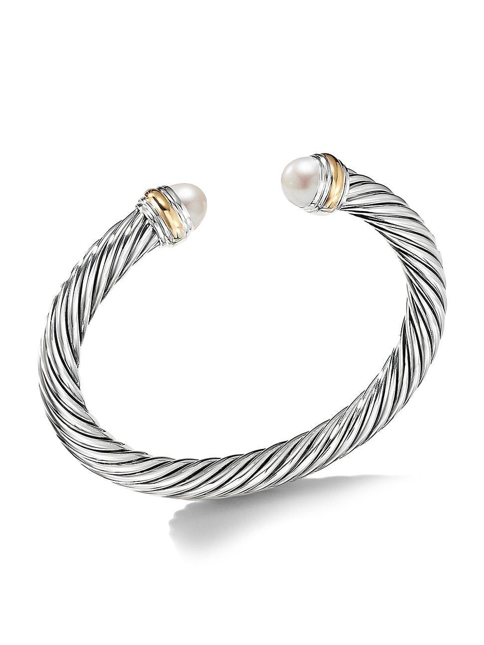 David Yurman Cable Classics Bracelet with Prasiolite and 14K Yellow Gold Product Image