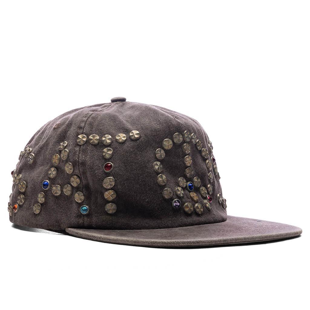 Studded Wrap Around Hat - Brown Male Product Image