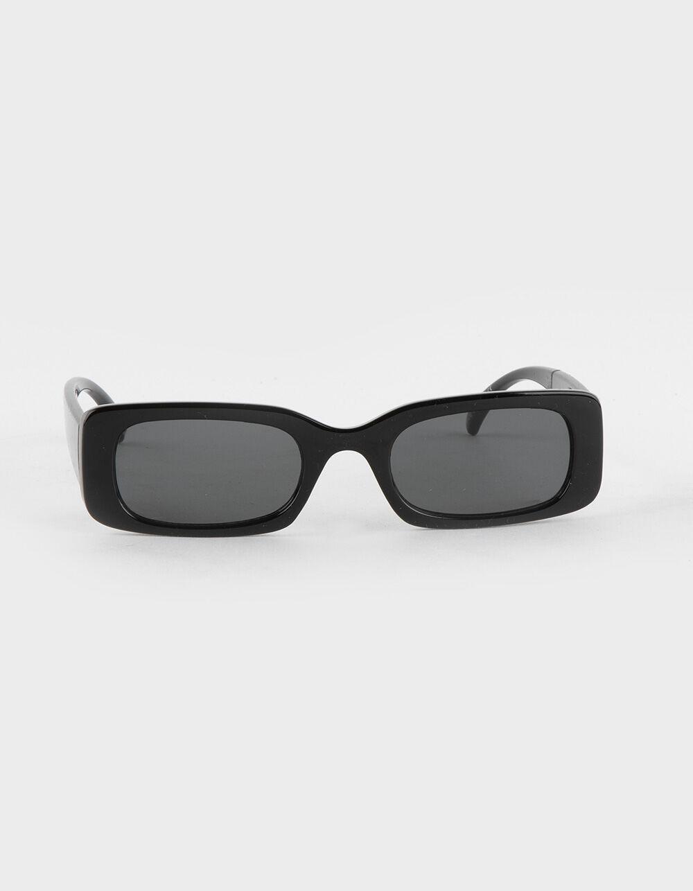 RSQ Bobby Rectangle Sunglasses - DK GREEN Product Image