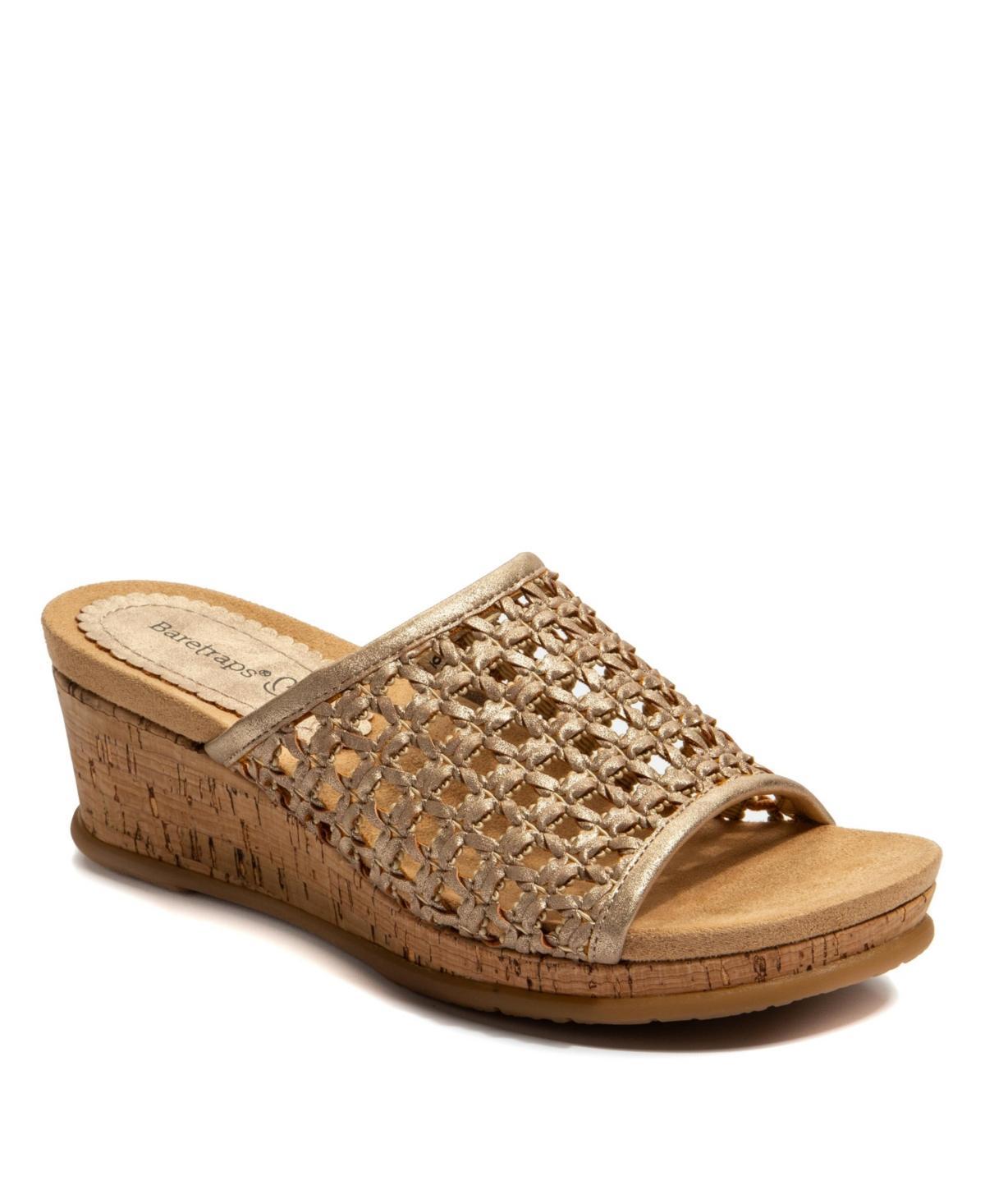 Baretraps Flossey Women's Wedge Sandals, Size: 8, White Product Image