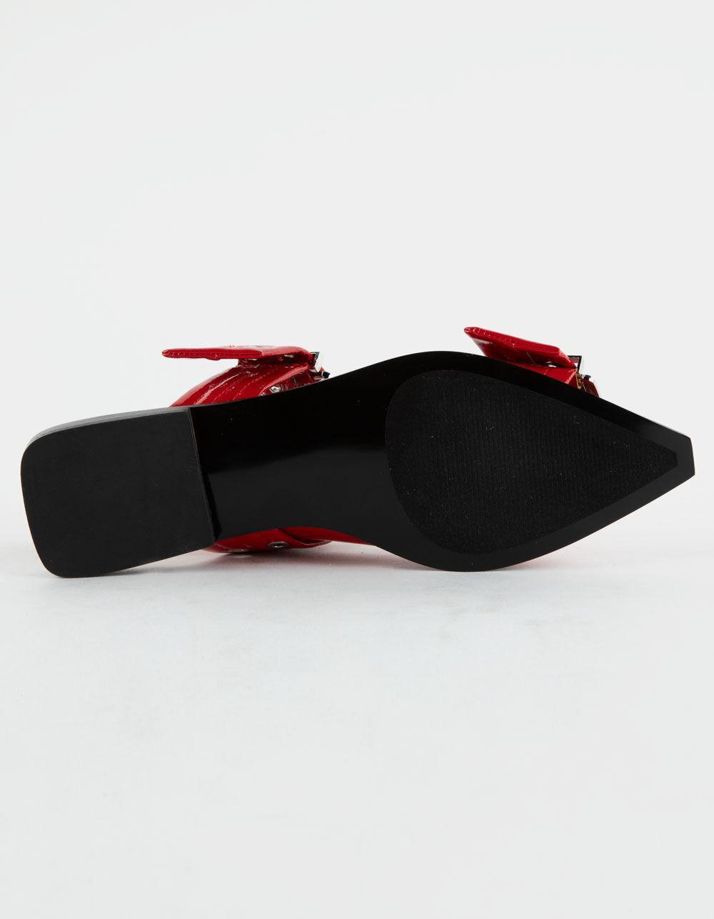 STEVE MADDEN Graya Womens Slingback Flats - RED Product Image