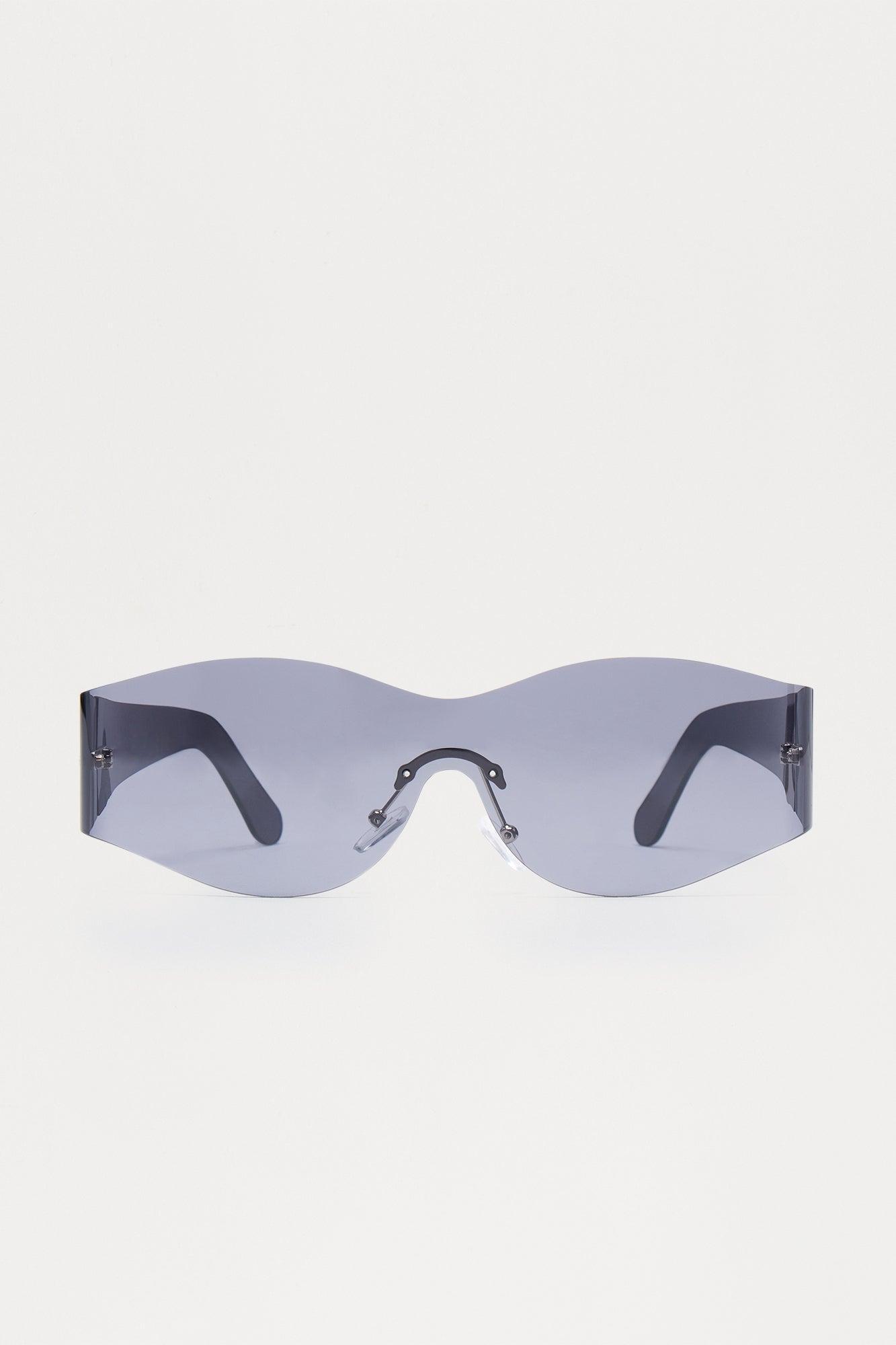 Goodbye Shield Sunglasses - Dark Grey Product Image