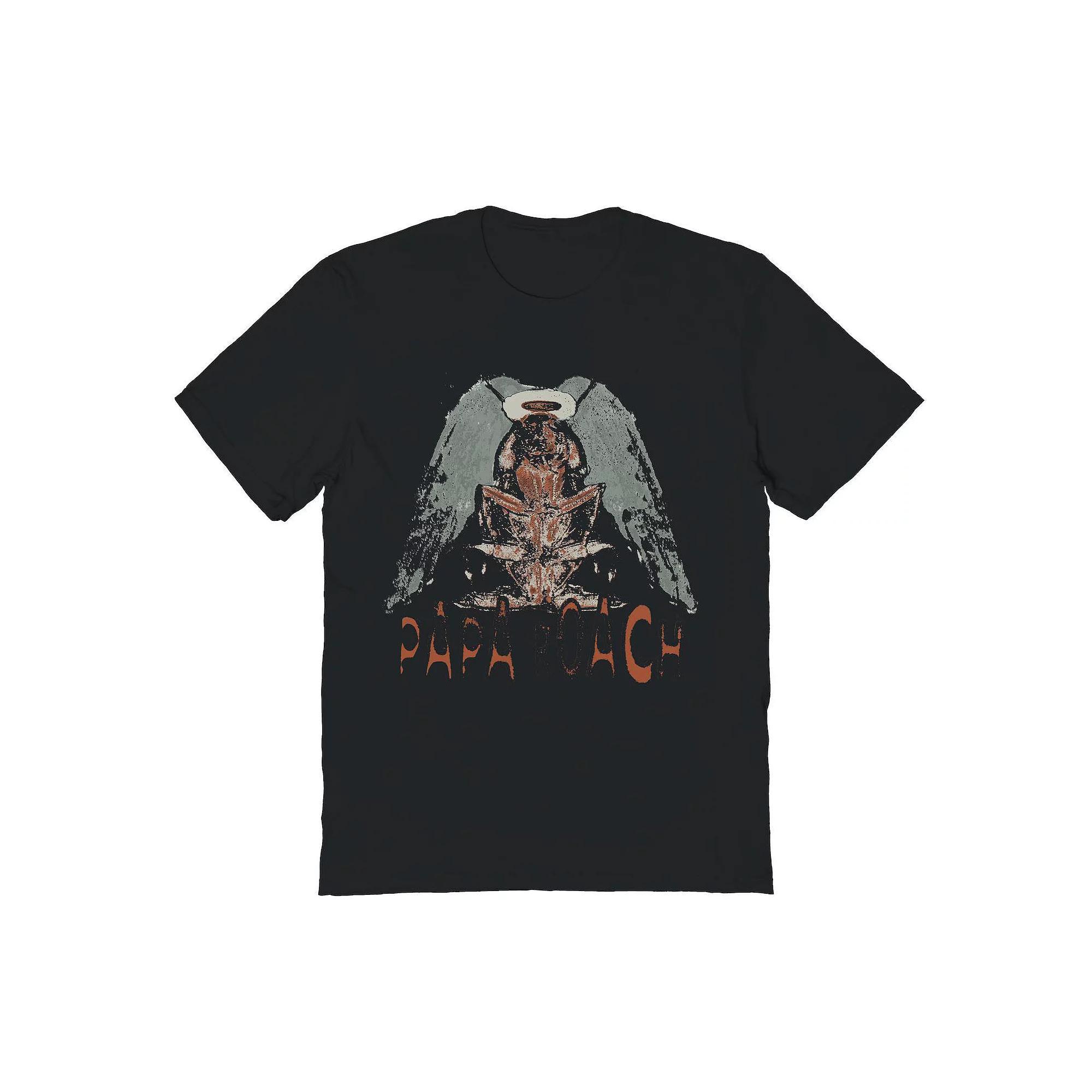 Men's Papa Roach Winged Roach Graphic Tee, Size: Medium, Black Product Image