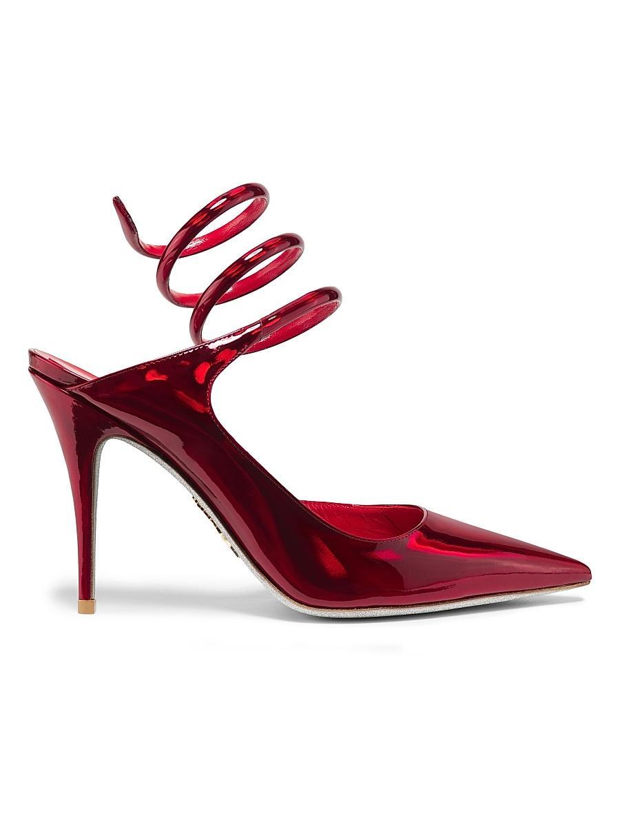 Womens Spiral Wrap 100MM Stiletto Heels Product Image