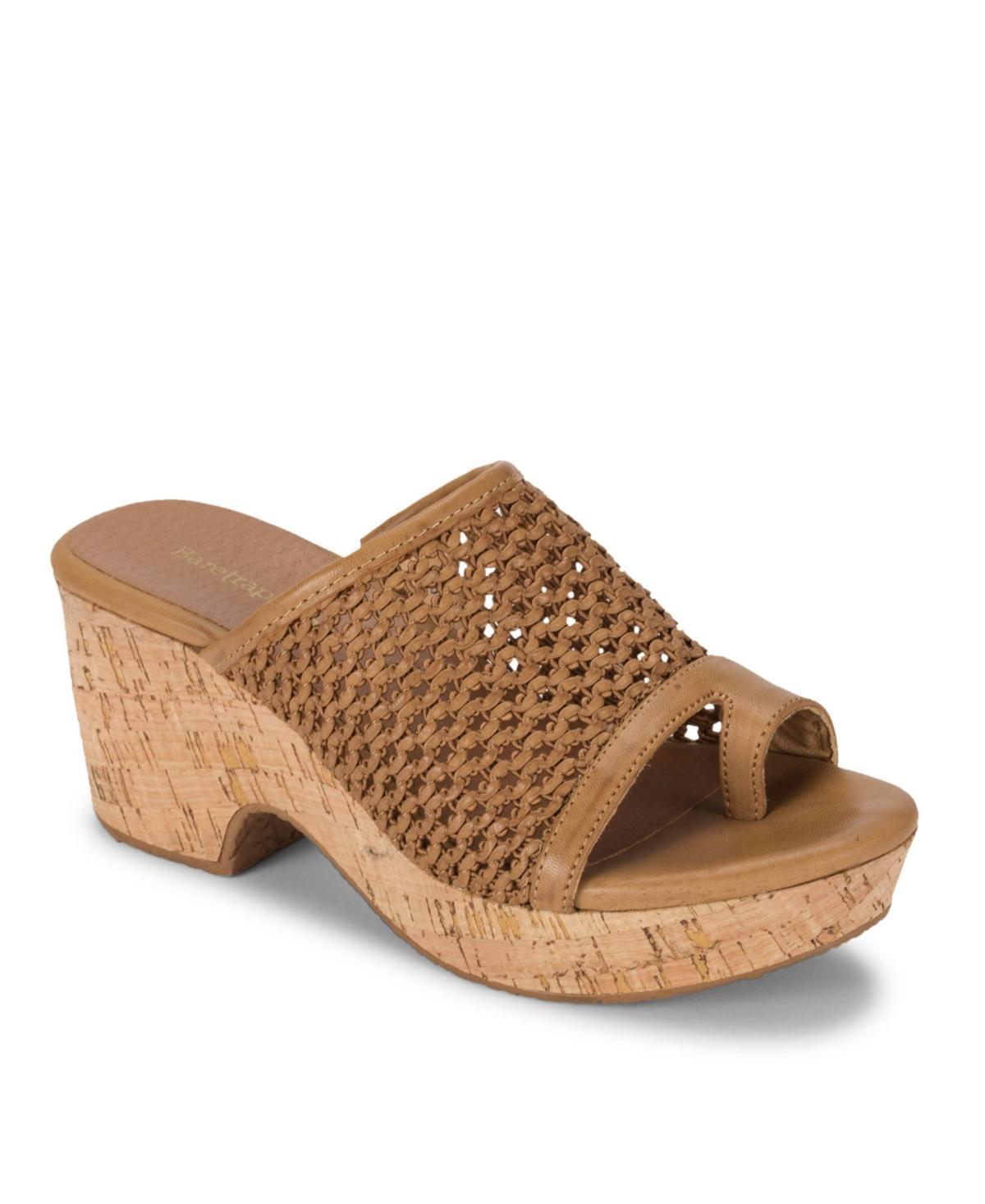 Baretraps Bethie Women's Wedge Sandals, Size: 7.5, Caramel Product Image