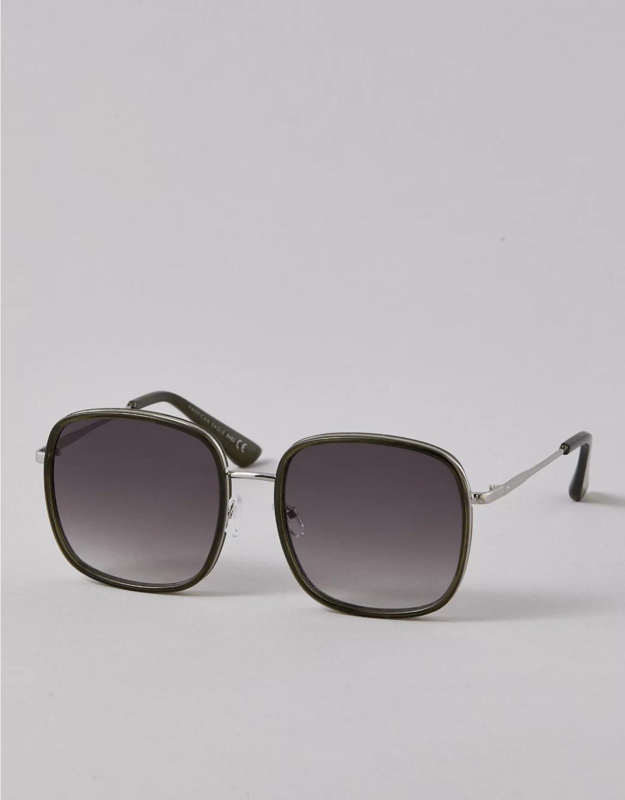 AE Oversized Metal Sunglasses Product Image