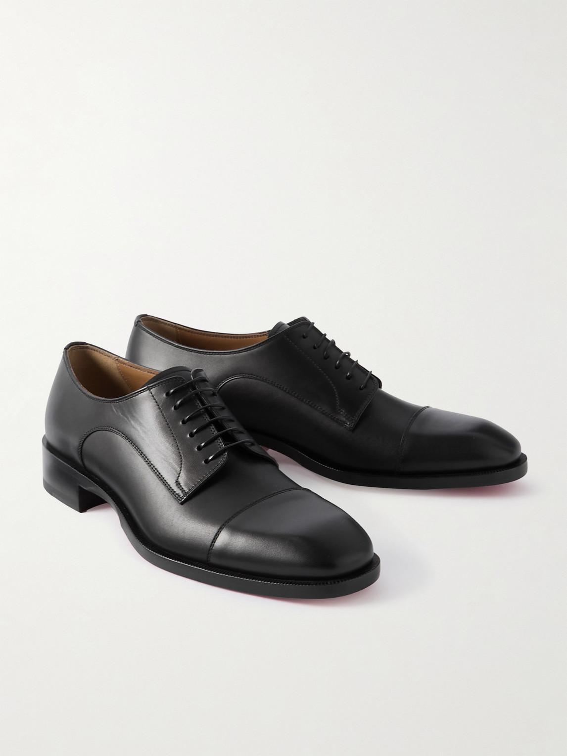 Mens Derby Bucature Leather Loafers Product Image