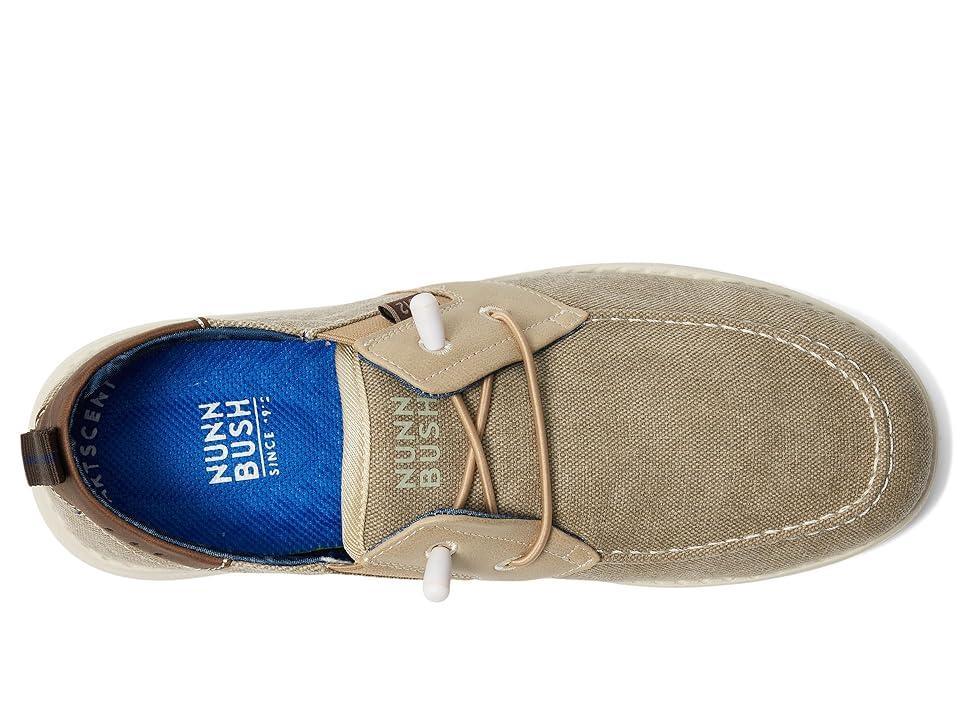 Nunn Bush Brewski Moc Toe Slip-on with Elastic Bungee (Stone) Men's Shoes Product Image