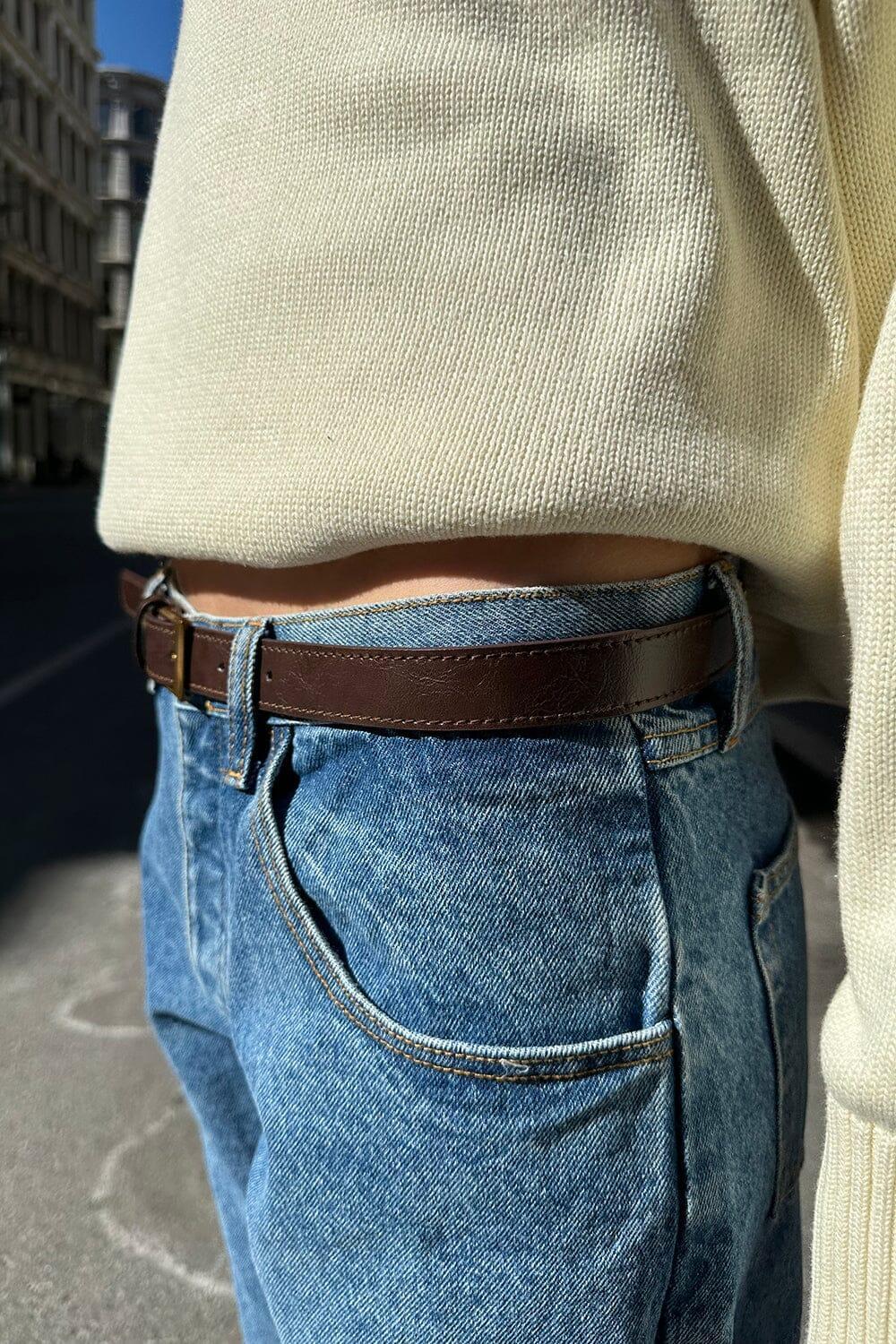 Thin Brown Belt Product Image