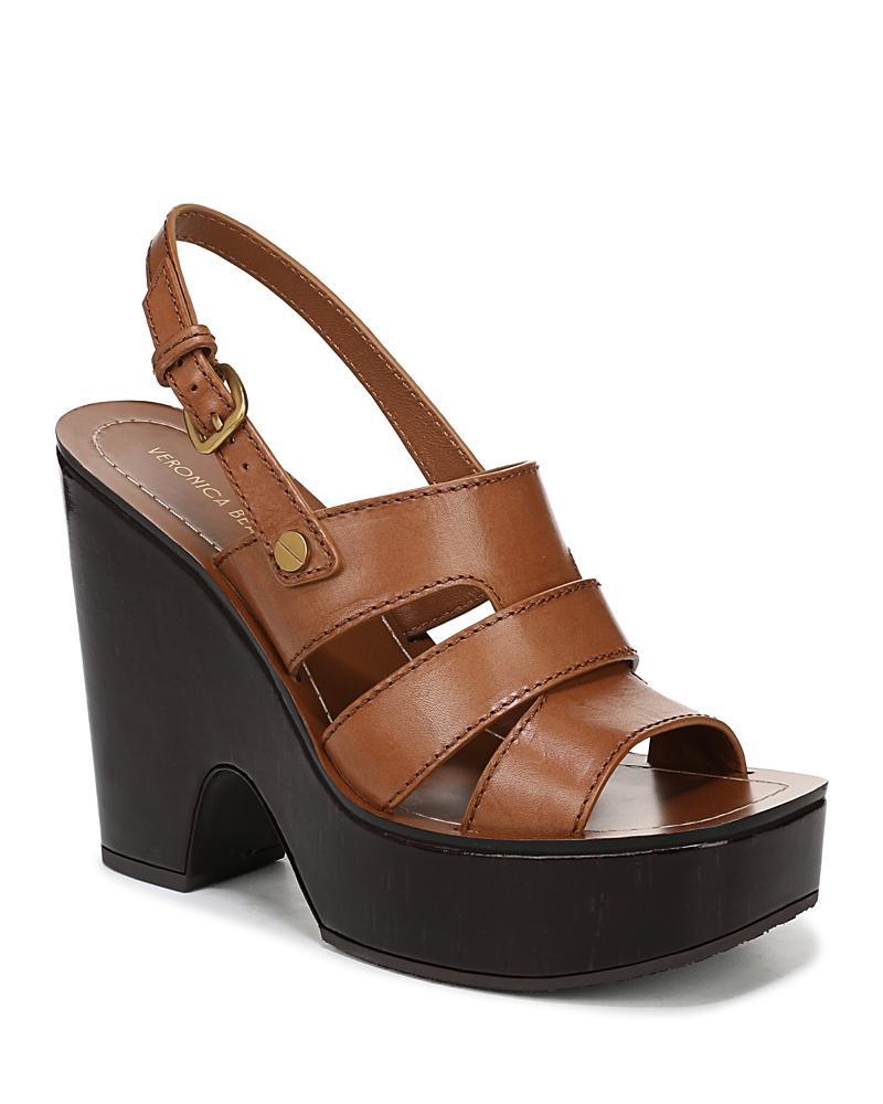 Womens Peony 120MM Leather Platform Sandals Product Image