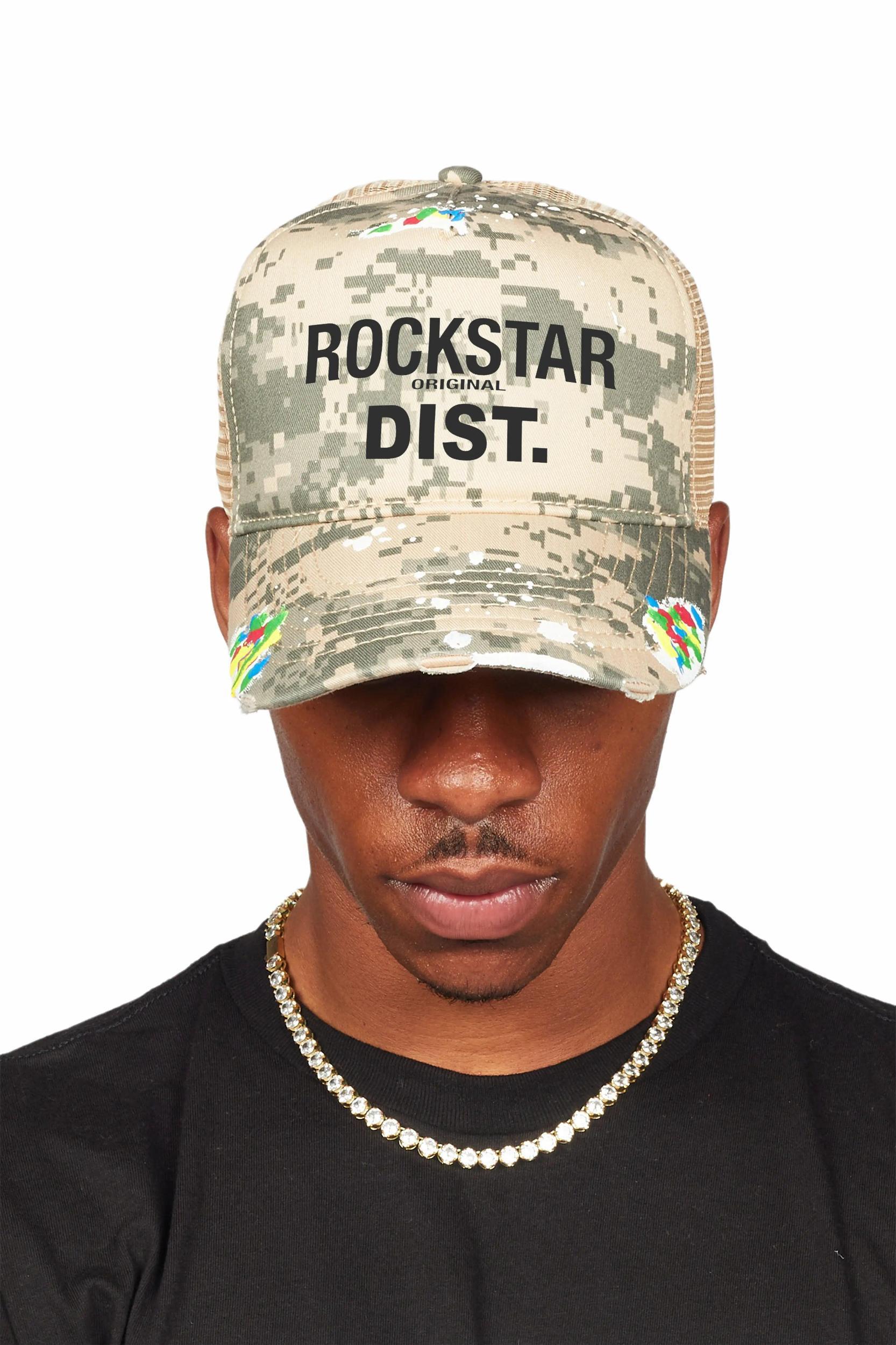 Neptune Digital Camo Trucker Hat Male Product Image