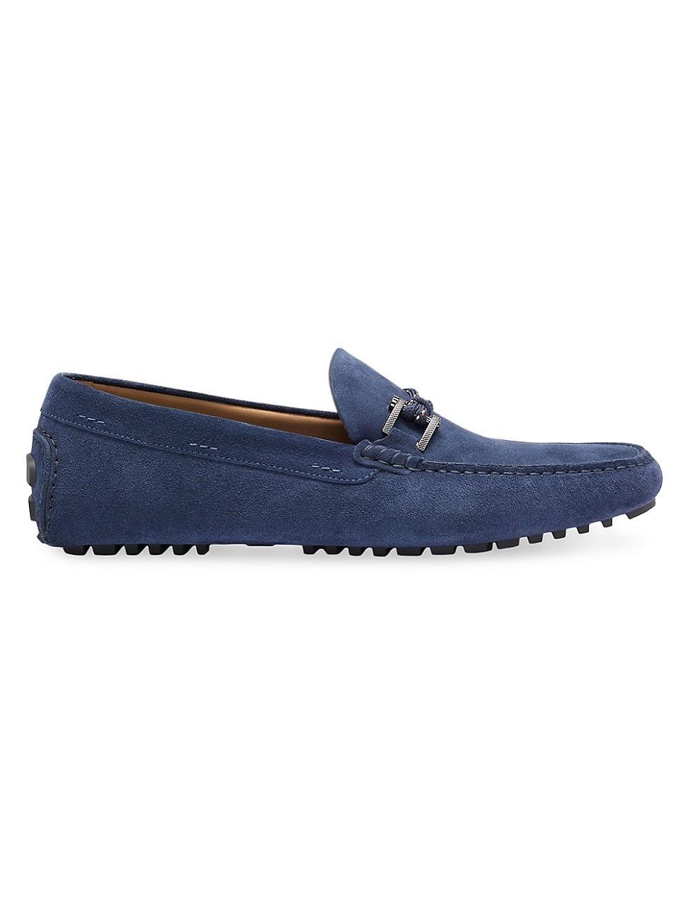 Nunn Bush Strafford Woven Moc Toe Loafer (Cognac) Men's Slip on Shoes Product Image