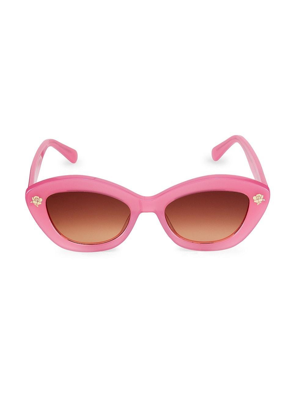 LoveShackFancy Hessel Cat Eye Sunglasses, 53mm Product Image