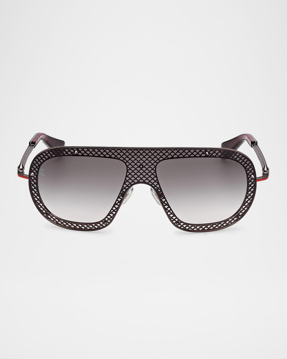 Mens LB0012M Metal Shield Sunglasses Product Image