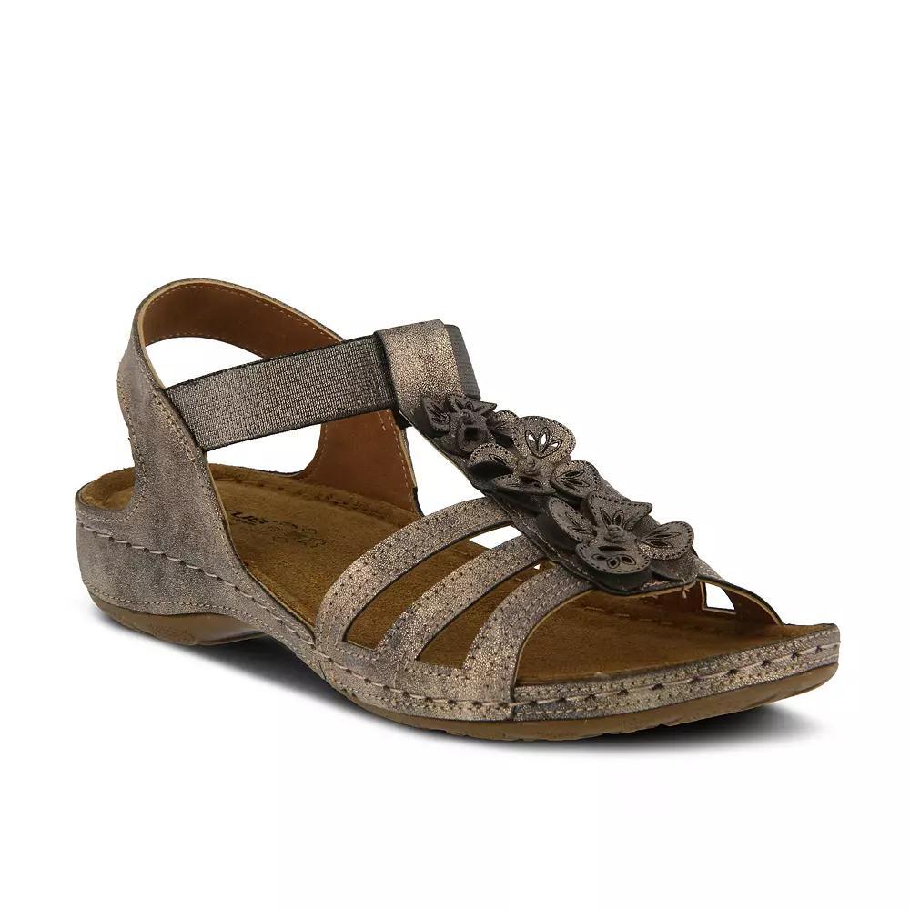 Flexus by Spring Step Adede Women's Slingback Sandals, Size: 36, Silver Product Image