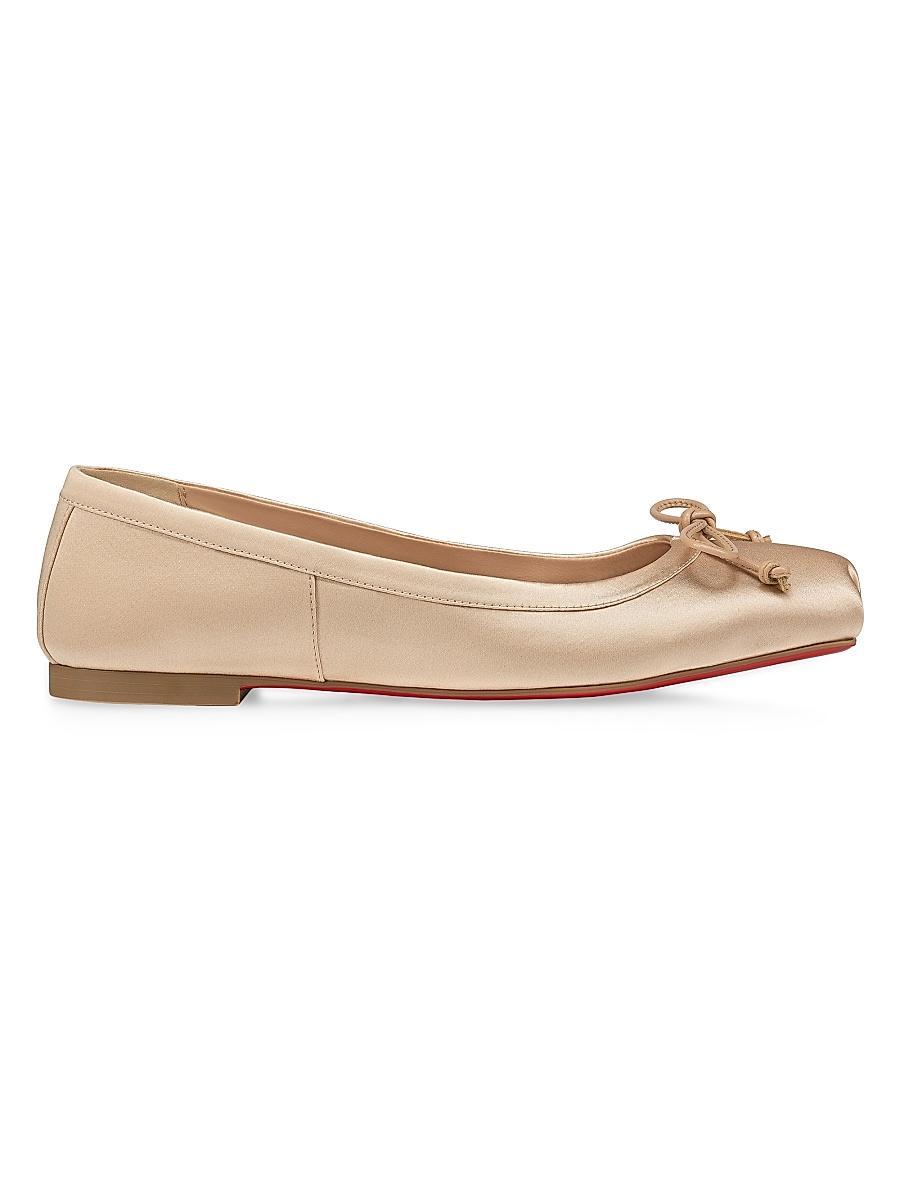 Womens Mamadrague Satin Ballerina Flats Product Image