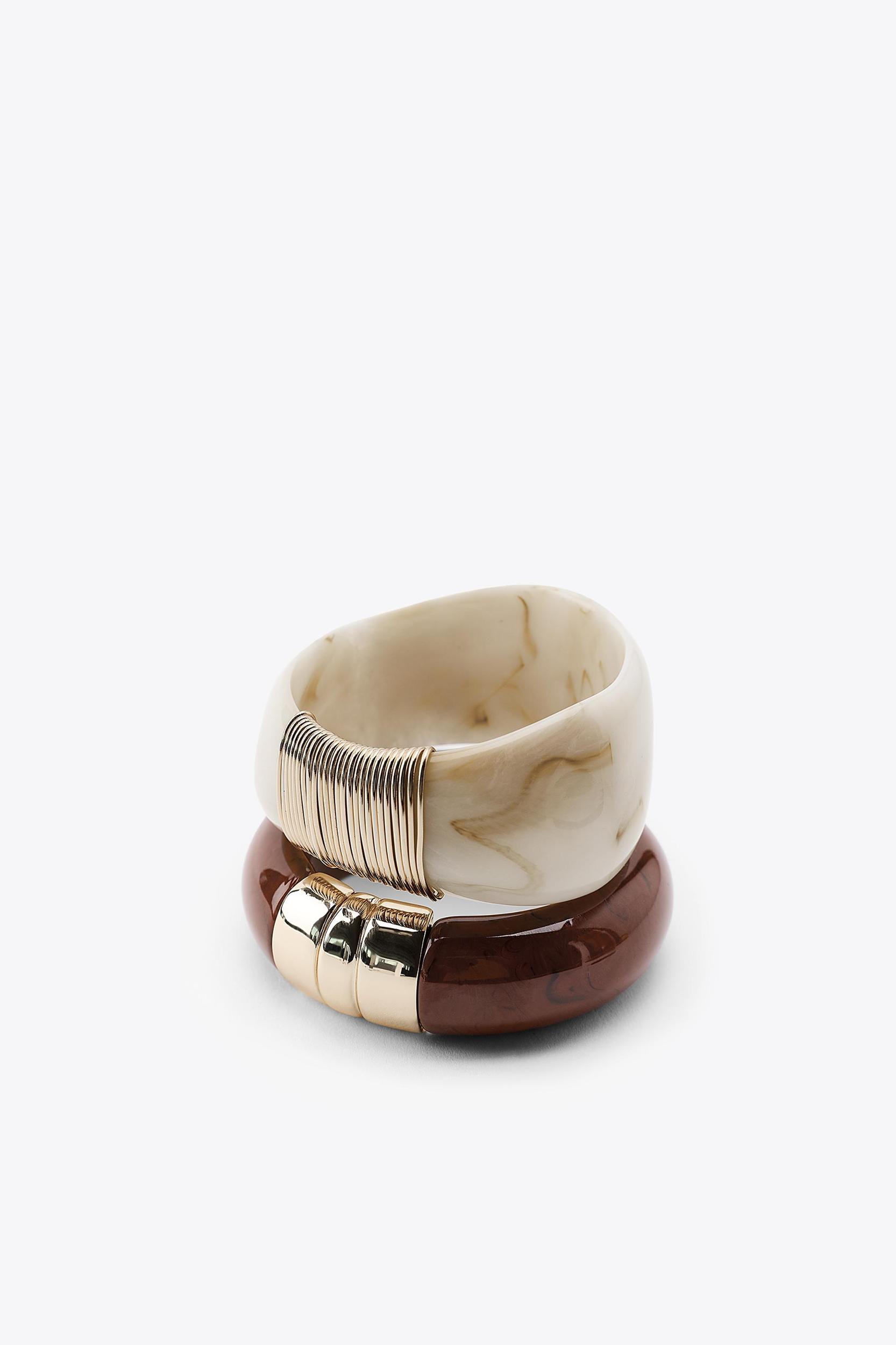 2-PACK OF RIGID RESIN BRACELETS Product Image