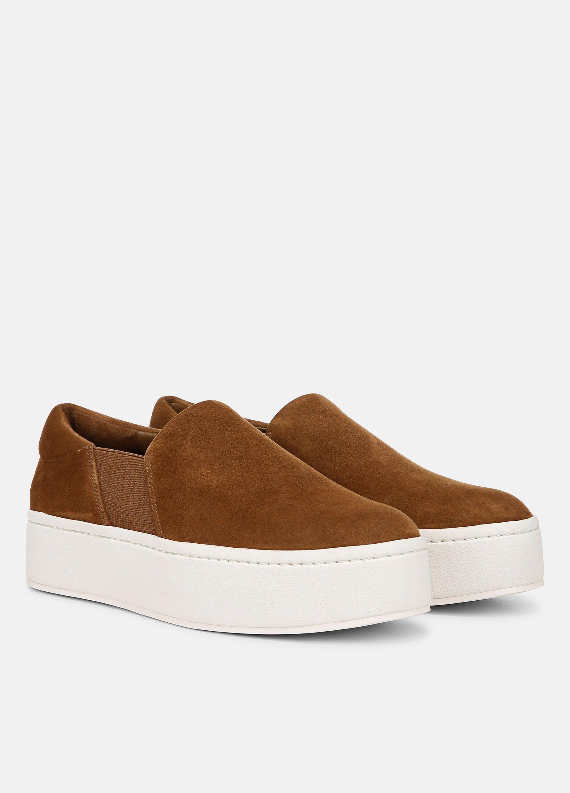 Womens Warren Nubuck Sneaker, Olive Smoke, Size 6 Vince Product Image