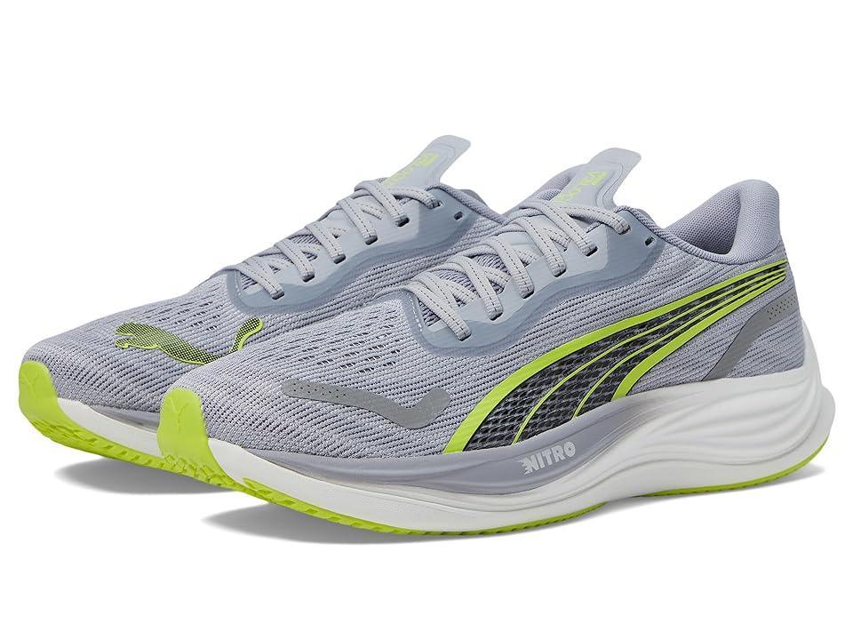 PUMA Velocity Nitro 3 (PUMA /PUMA Silver/Neon Citrus) Men's Shoes Product Image